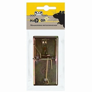 Мышеловка метал."Nadzor" 9,5х4,7см (1/24)