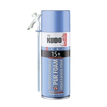 Пена KUDO HOME15+  (520мл) монтаж. быт. всесезонная  (1/12) 34462