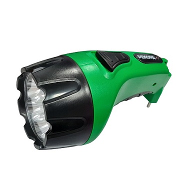 Фонарь аккумуляторный РМ-0107 Green Рекорд (12шт)