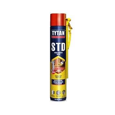 Пена TYTAN монтажная STD ,Всесезонная 750мл  (1/12)