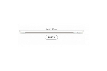 Карниз (штанга телескопическая ) хром 140-260см F8903 