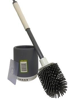 Ерш для унитаза силиконовый круглый ZALEL HD5611